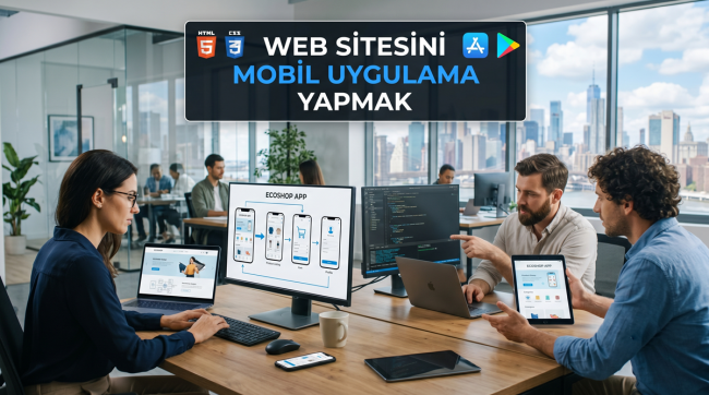 Web Sitesini Mobil Uygulama Yapmak